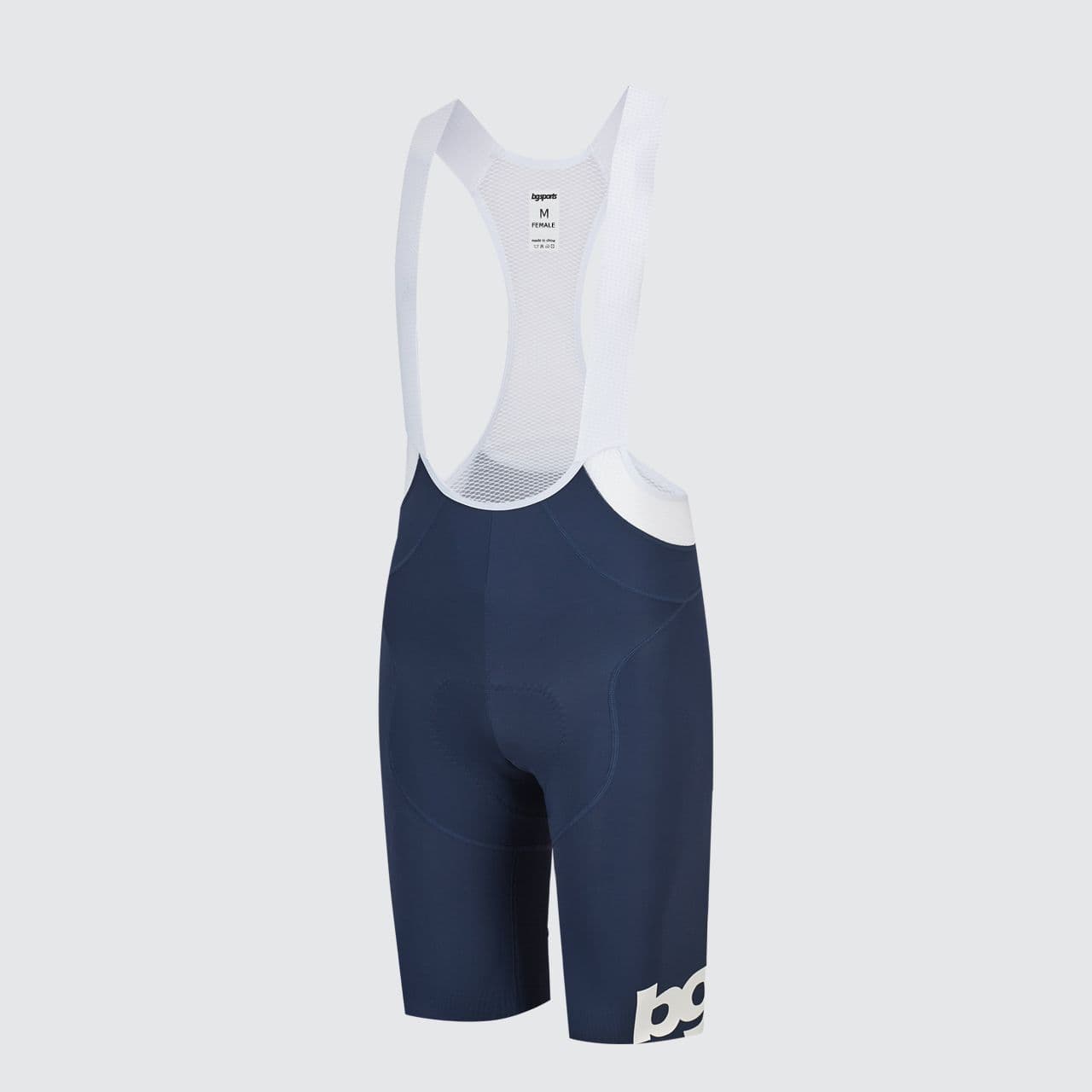 Essence Women Navy Blue Seamless Bib Shorts