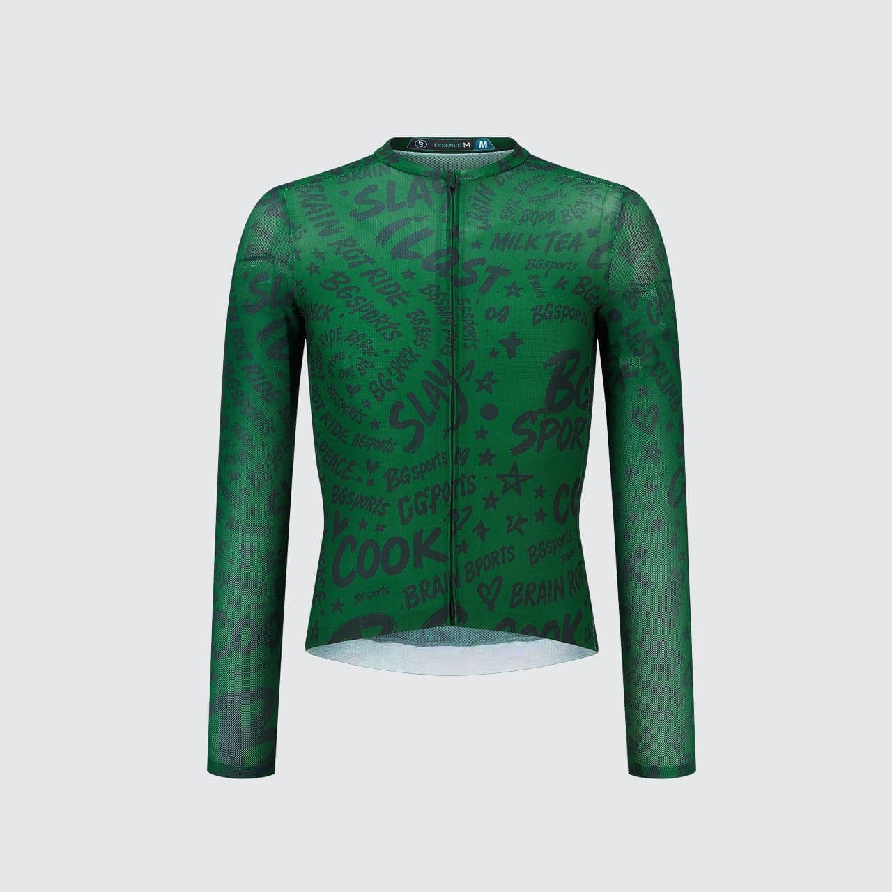 Essence Green Riot Summer Men Long Sleeves Jersey