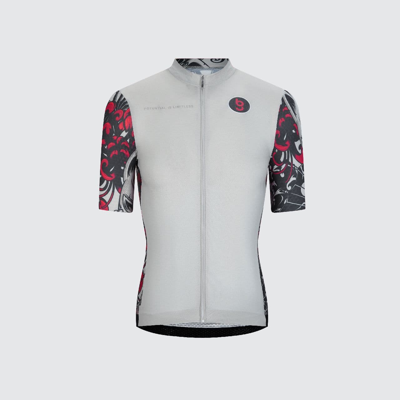 Pinnacle Neko No Akuma Men's Short Sleeves Jersey White/Ruby