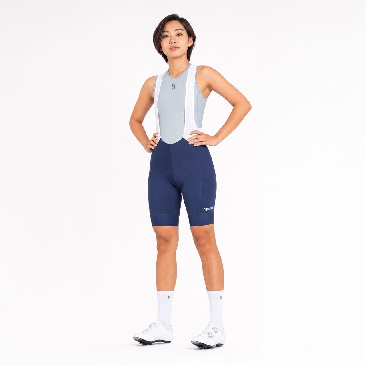 Pinnacle Velocity Women's Cargo Bib Shorts Legendary Blue