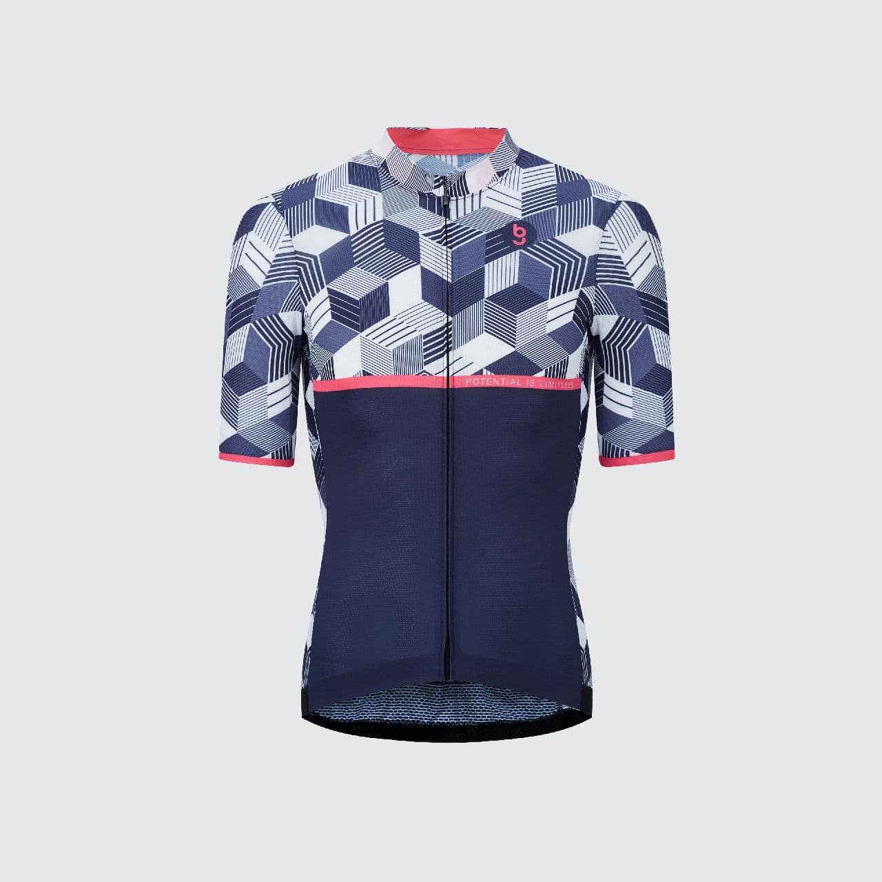 Pinnacle Tribal Men's Short Sleeves Jersey Blue