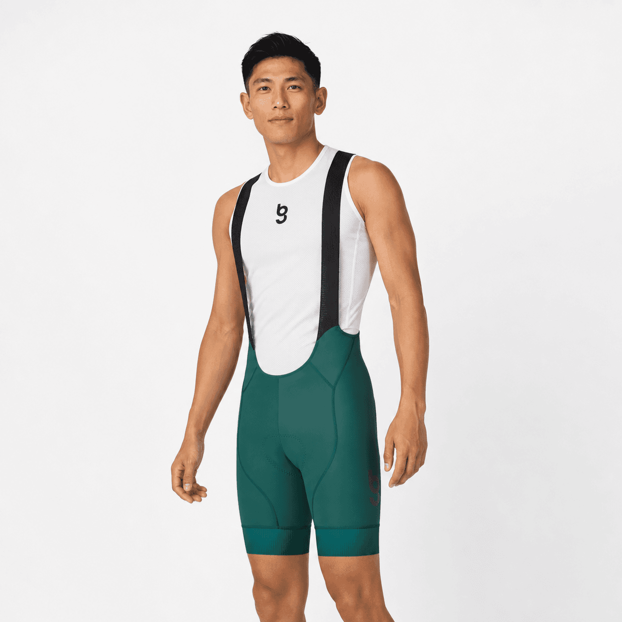Pinnacle Orbit Men's Bib Shorts Phthalo Green